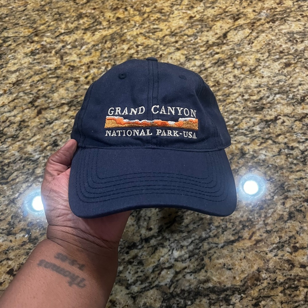 Triangle Sport Grand Canyon National Park Hat Navy Blue Protect Our Parks Capβ